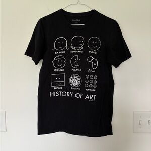 MoMA Black History of Art Tee with White Illustrations